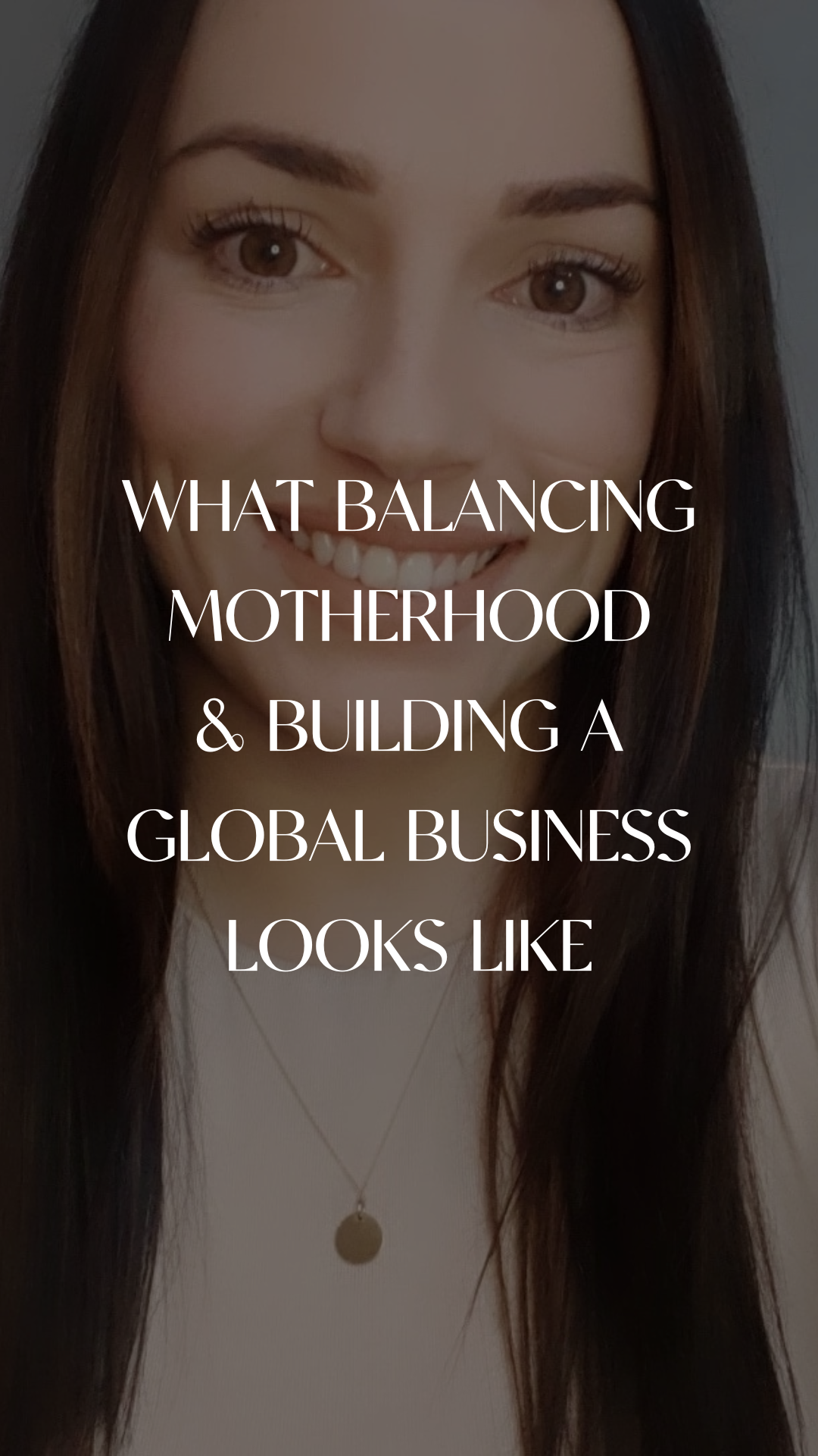 What balancing motherhood &amp; building a global business looks like.