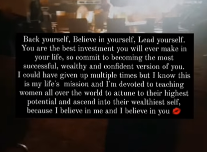 You are the best investment you will ever make.