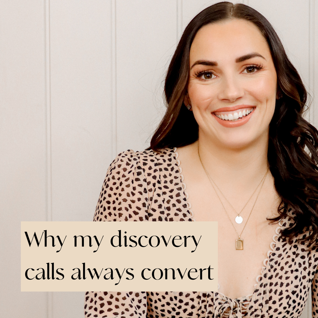 Why my discovery calls always convert.