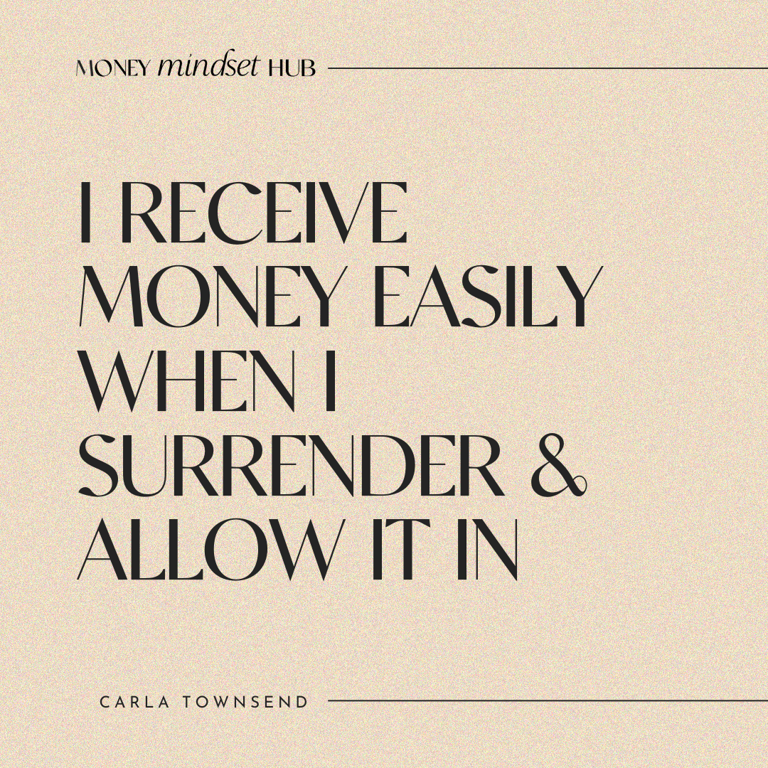 Your issue isn’t creating money, it’s receiving it.