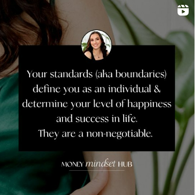 Boundaries (aka. Standards) determine your overall happiness.