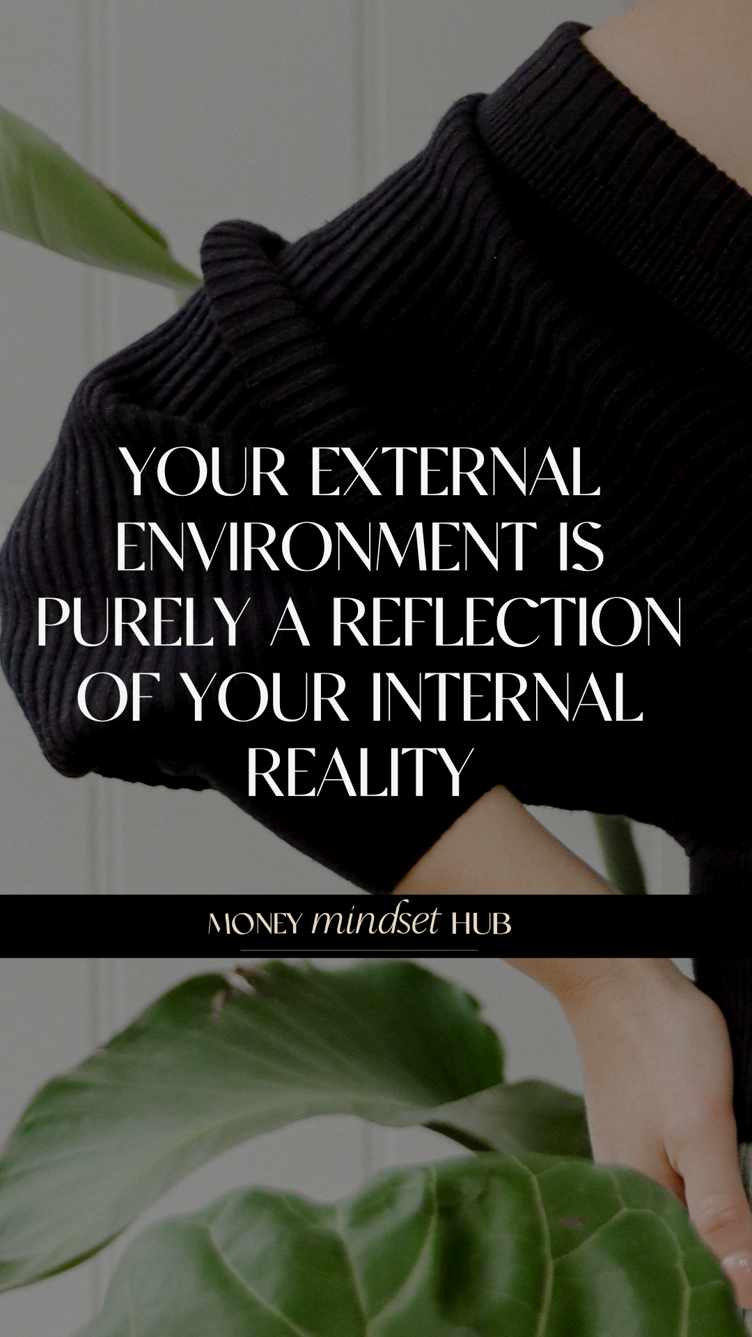 Your external environment is purely a reflection of your internal reality