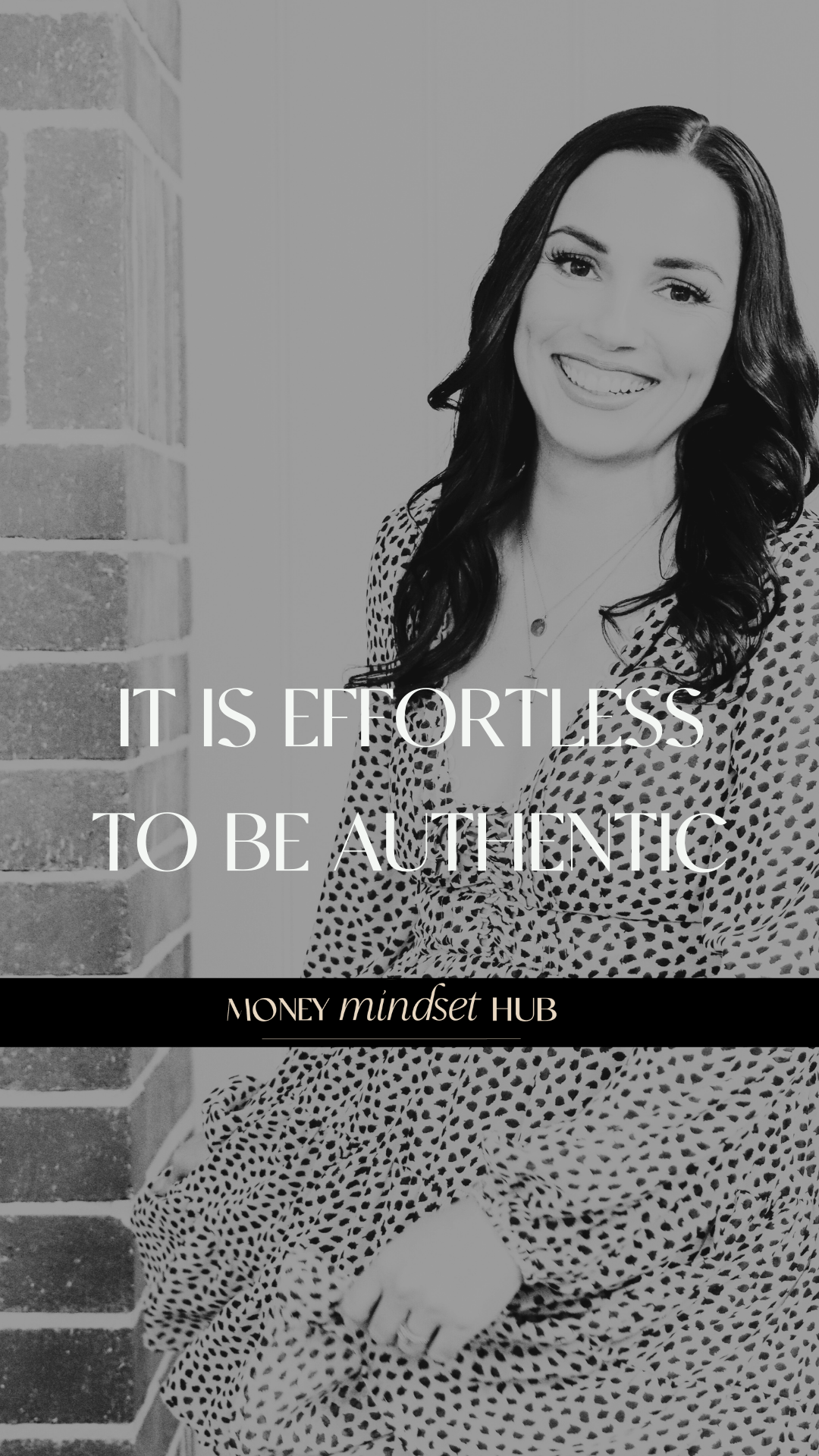 It is effortless to be authentic