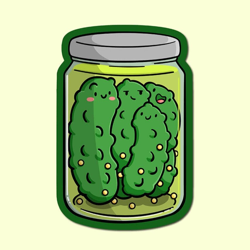 Jar of Pickles Sticker — Shop Emily M