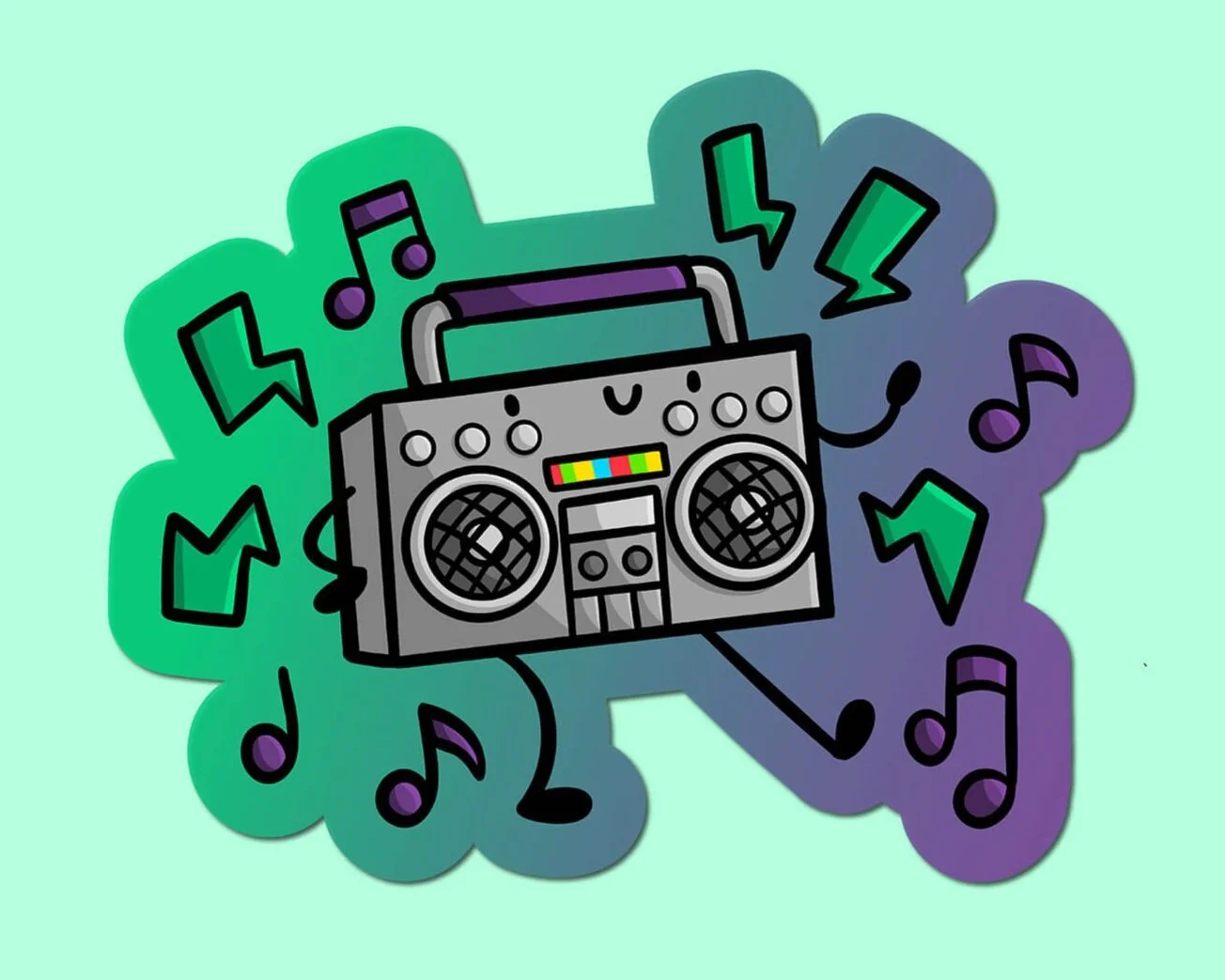 Boom Box Animation Cartoon Boombox