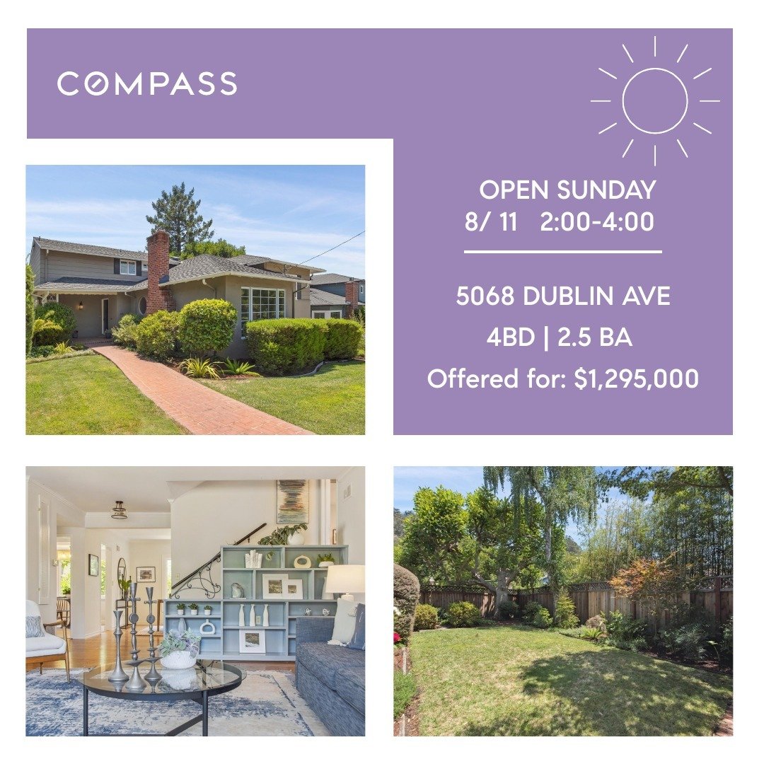 Open Sunday 8/11 2:00-4:00
5068 Dublin Ave, Oakland, 94602

Perfect for those seeking a well loved home an Oakland Hills enclave with sidewalks 💓access to parklands 🙂but also close to local amenities!

French bakery @L'acajou Oakland,
hardware stor