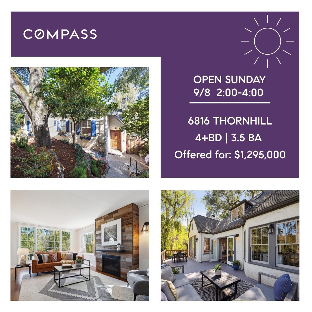 Open House Sunday 9/8 from 2-4pm

Magical Montclair retreat! 🌳😊💓

3/2 with primary suite + perfect office/music room +  au pair suite with kitchen/laundry + exterior &amp; interior access. 
Expansive deck for entertaining and huge yard with lots o