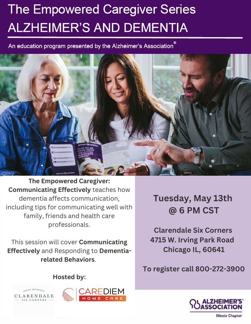 Clarendale Six Corners presents: The Empowered Caregiver