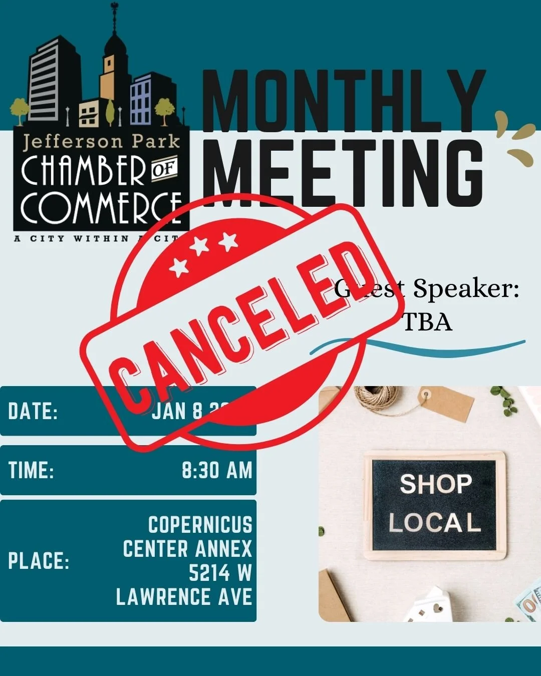 Jan General Monthly Meeting