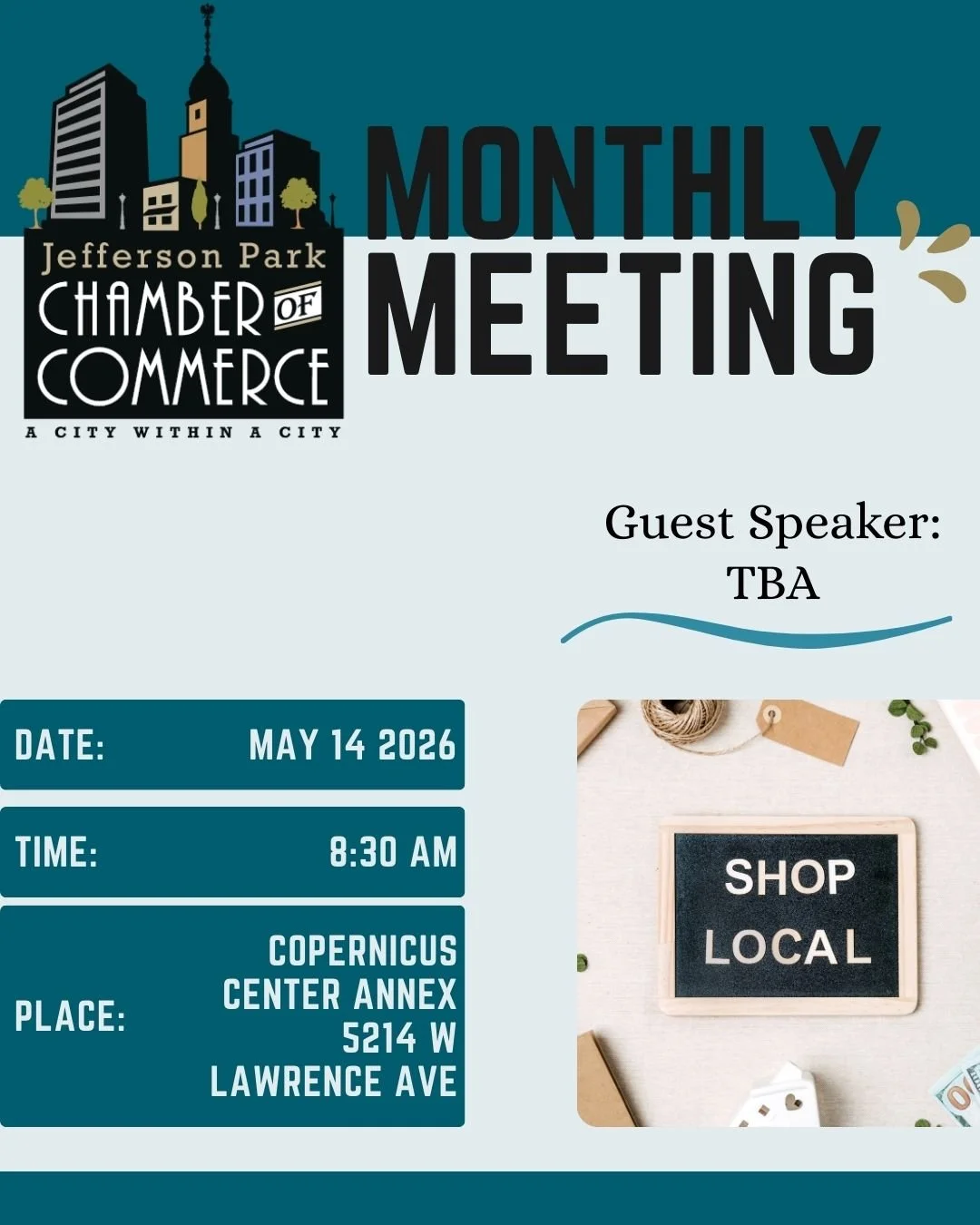 May General Monthly Meeting