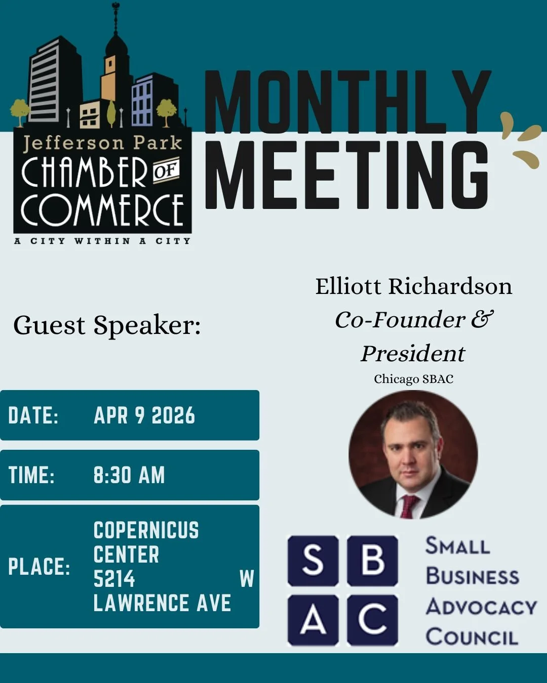 April General Monthly Meeting