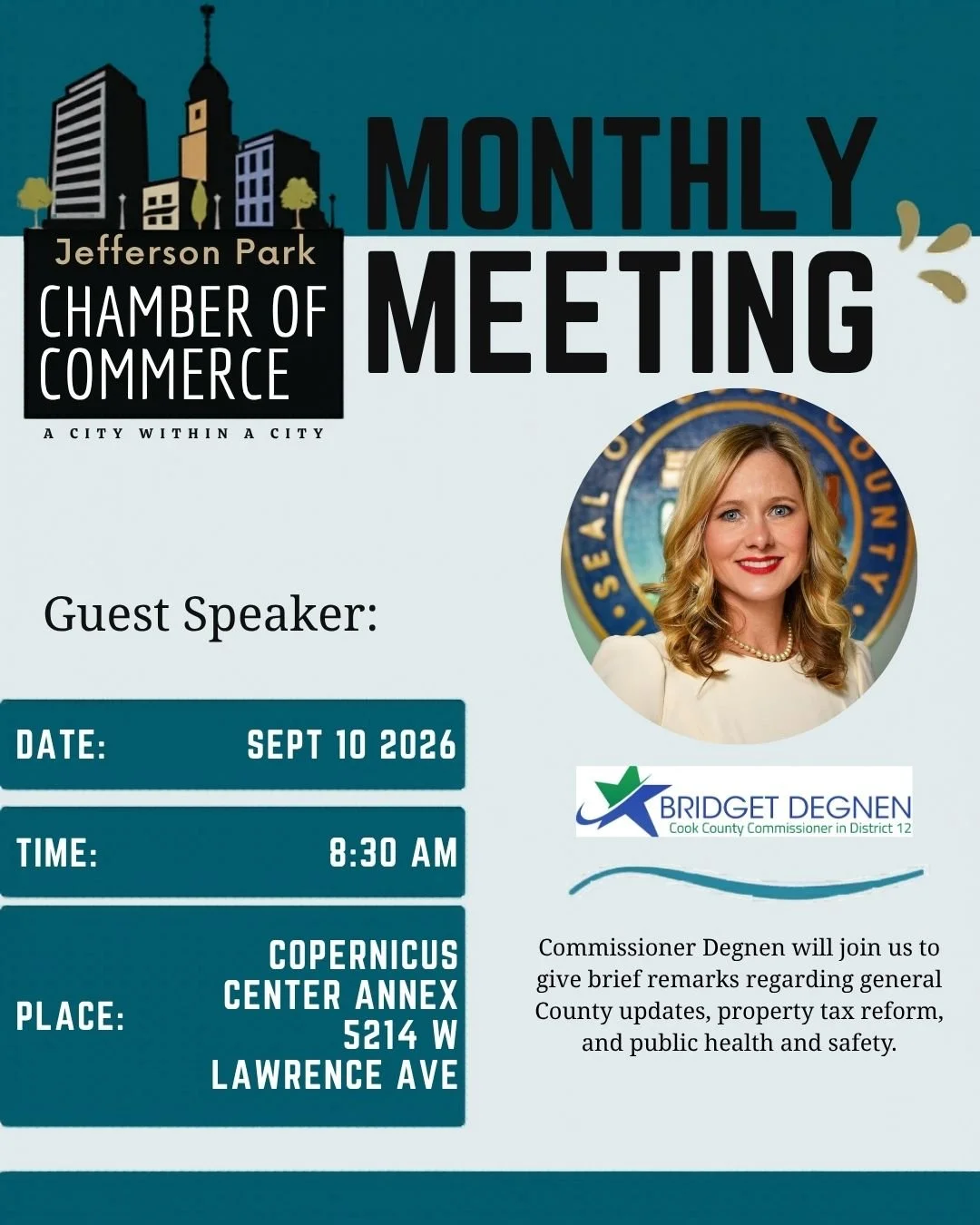 September General Monthly Meeting