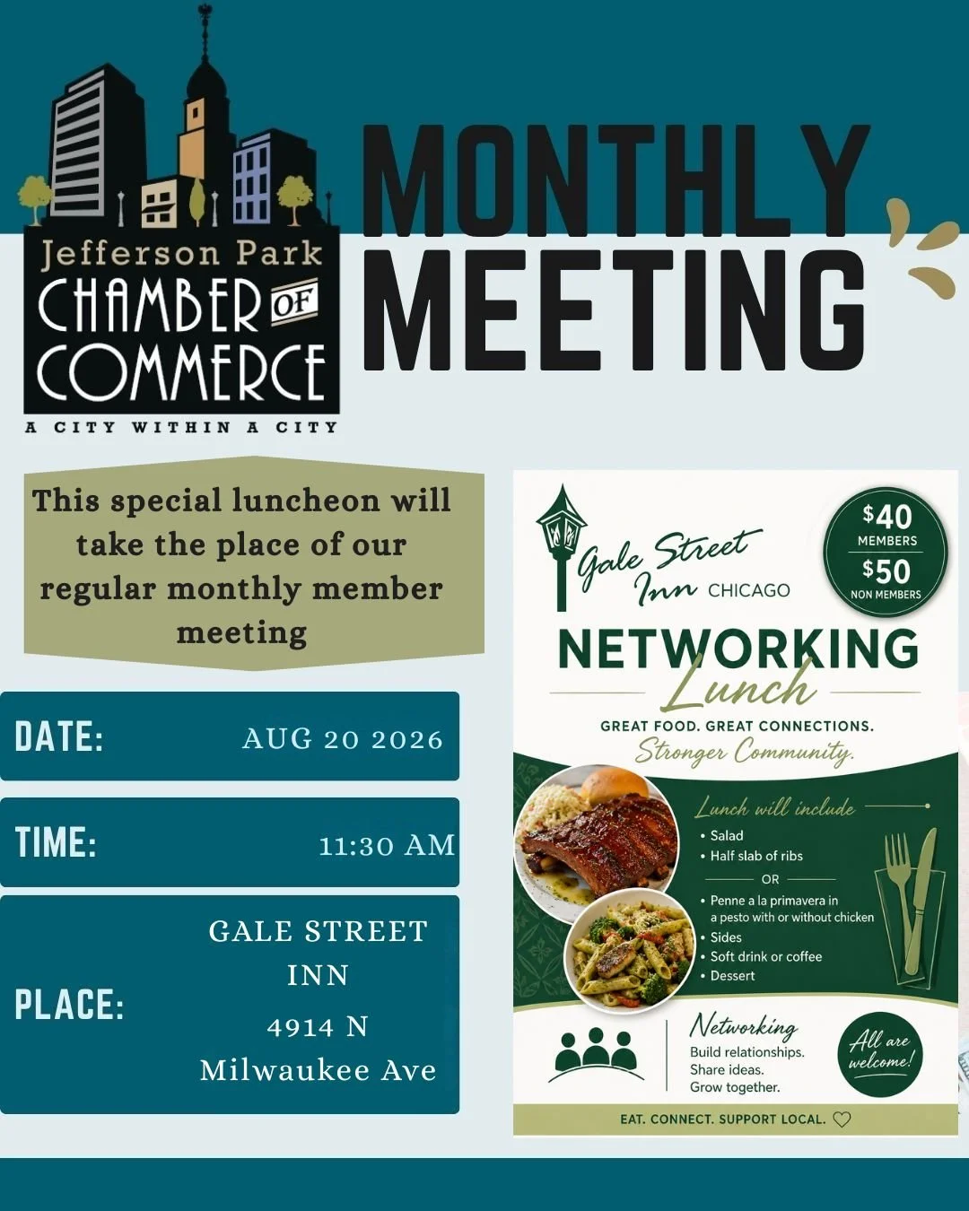 August General Monthly Meeting