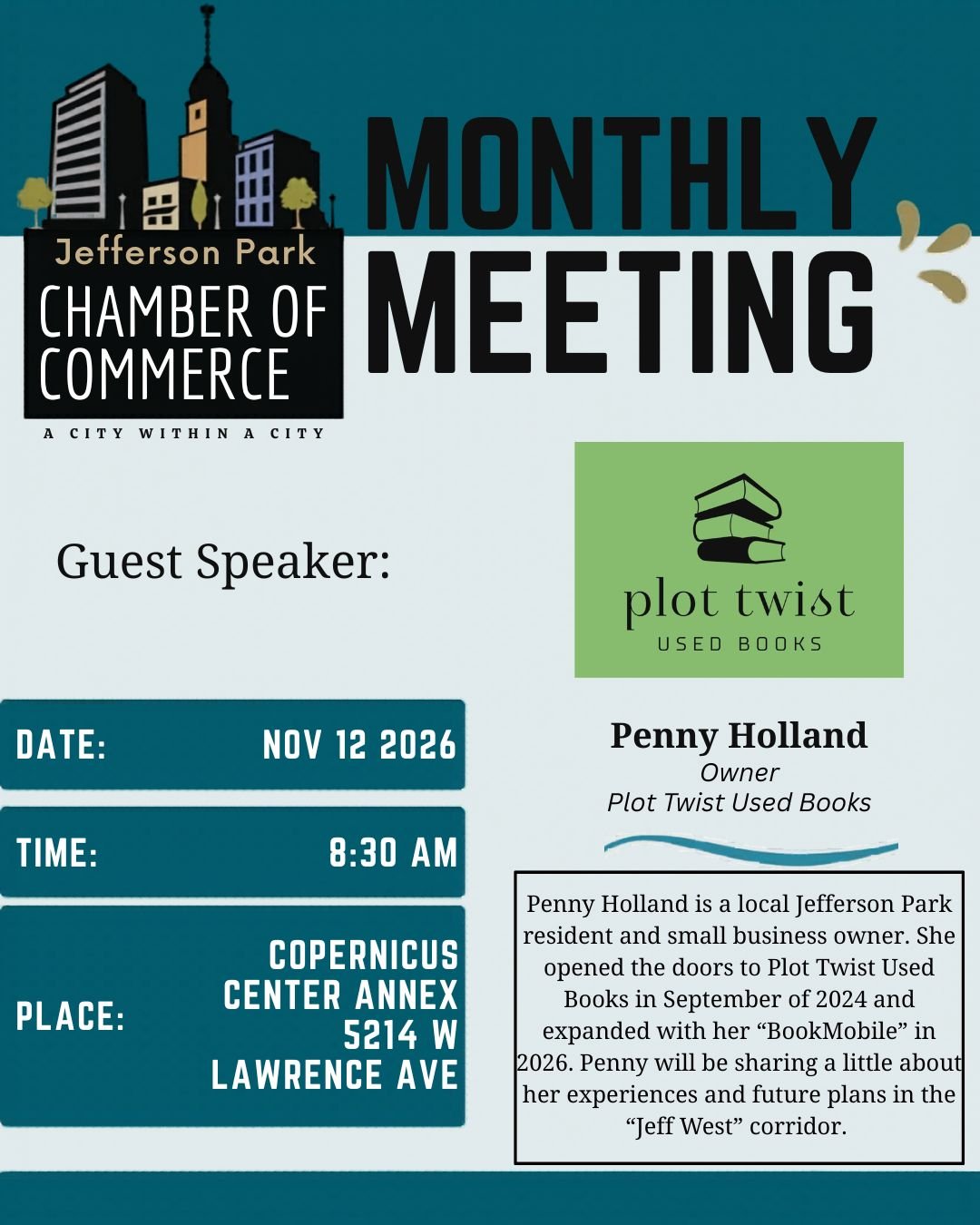 November General Monthly Meeting