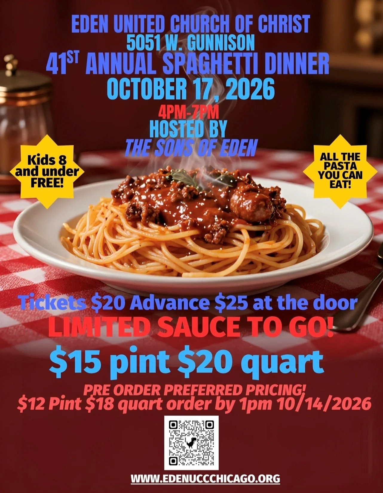 Eden's Spaghetti Dinner