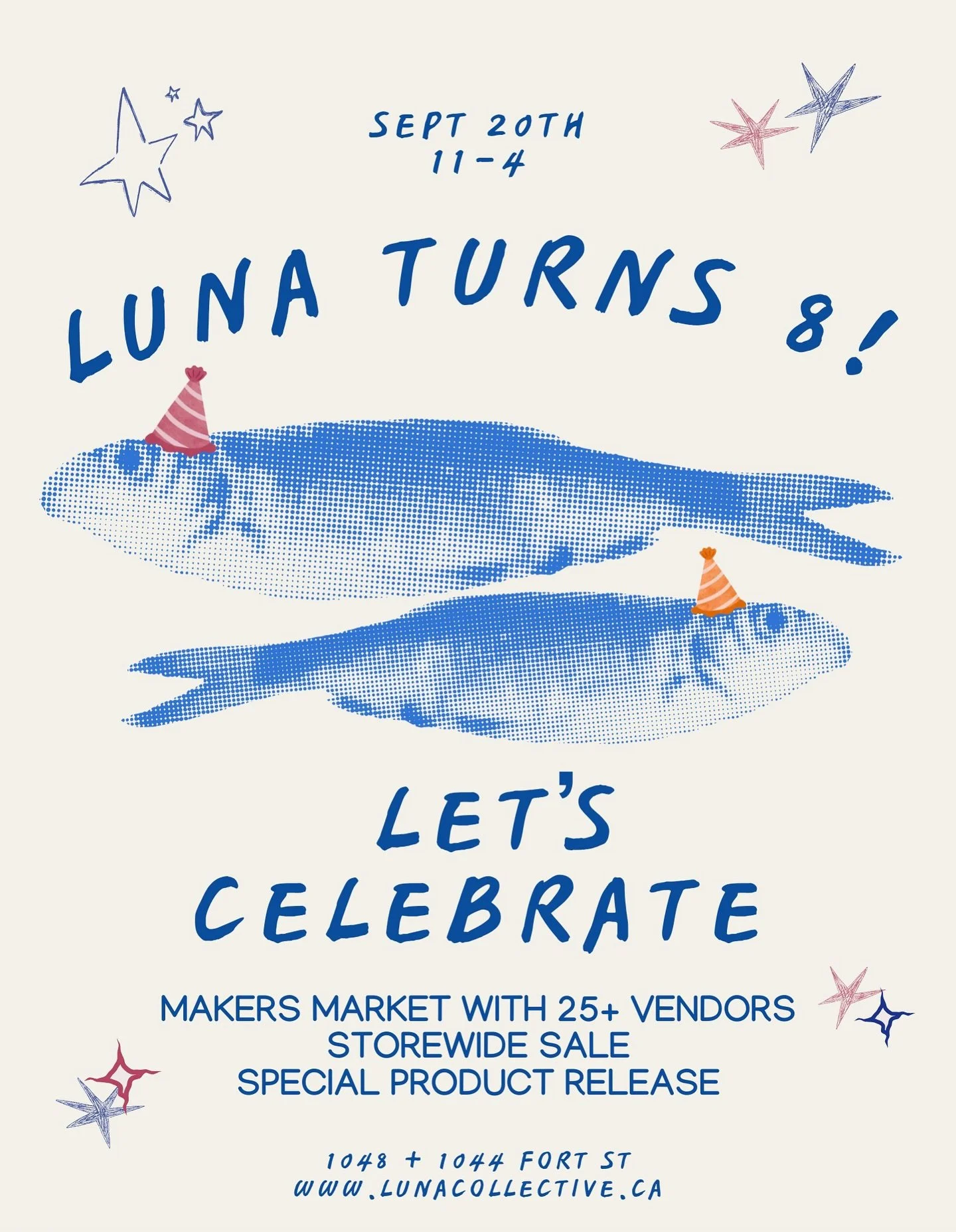 Kicking off market season strong! Find me at @luna_collective&rsquo;s 8th Anniversary Celebration on September 20 🎂⭐️

I&rsquo;m bringing brand spankin new quilted patchwork totes &amp; bags, quilted book sleeves, felt ornaments, catnip toys, collag
