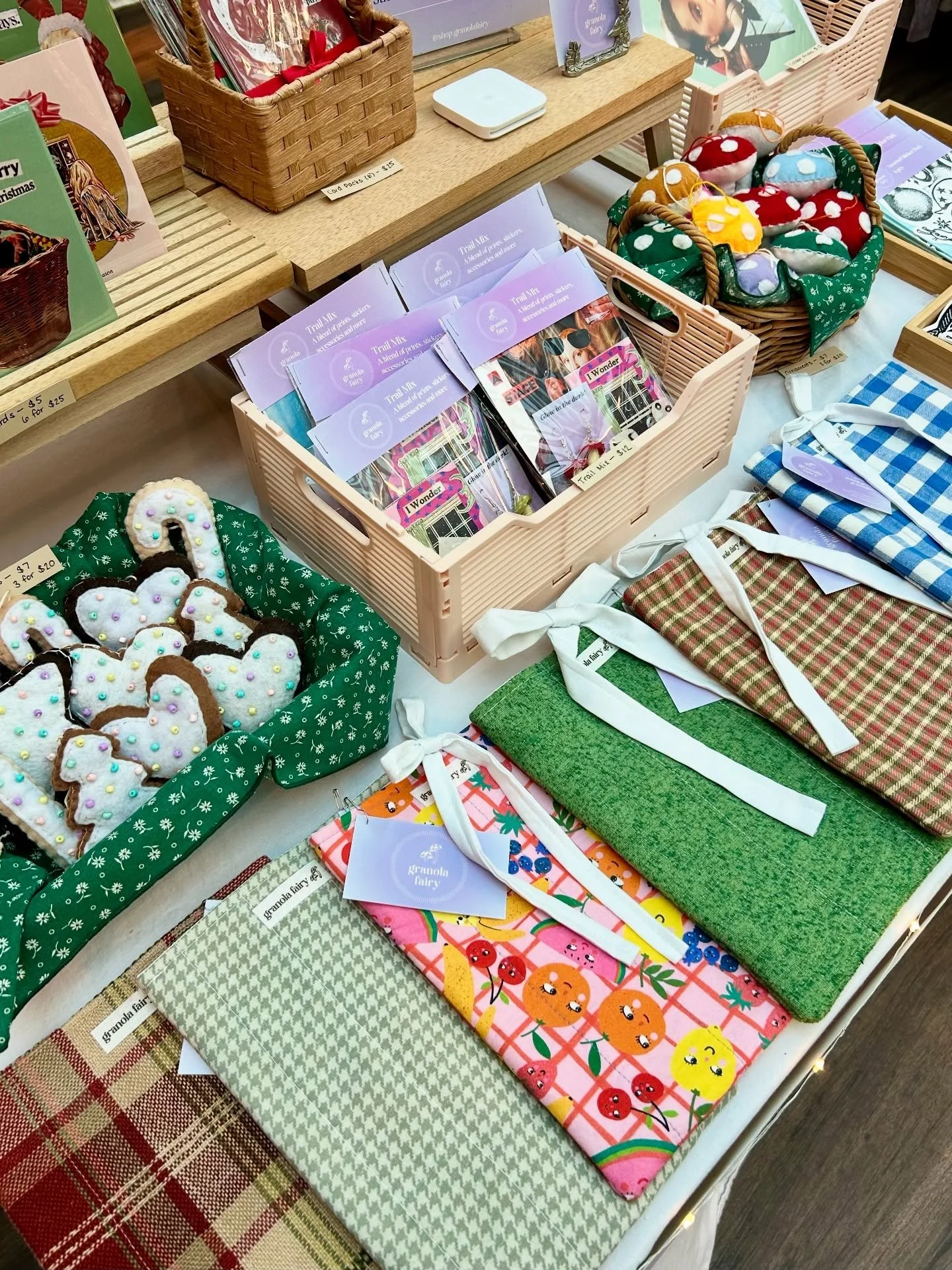 My last market of the year kicks off tomorrow at @thebrassirisstudio! Shop in store December 13 &amp; 14 🫐