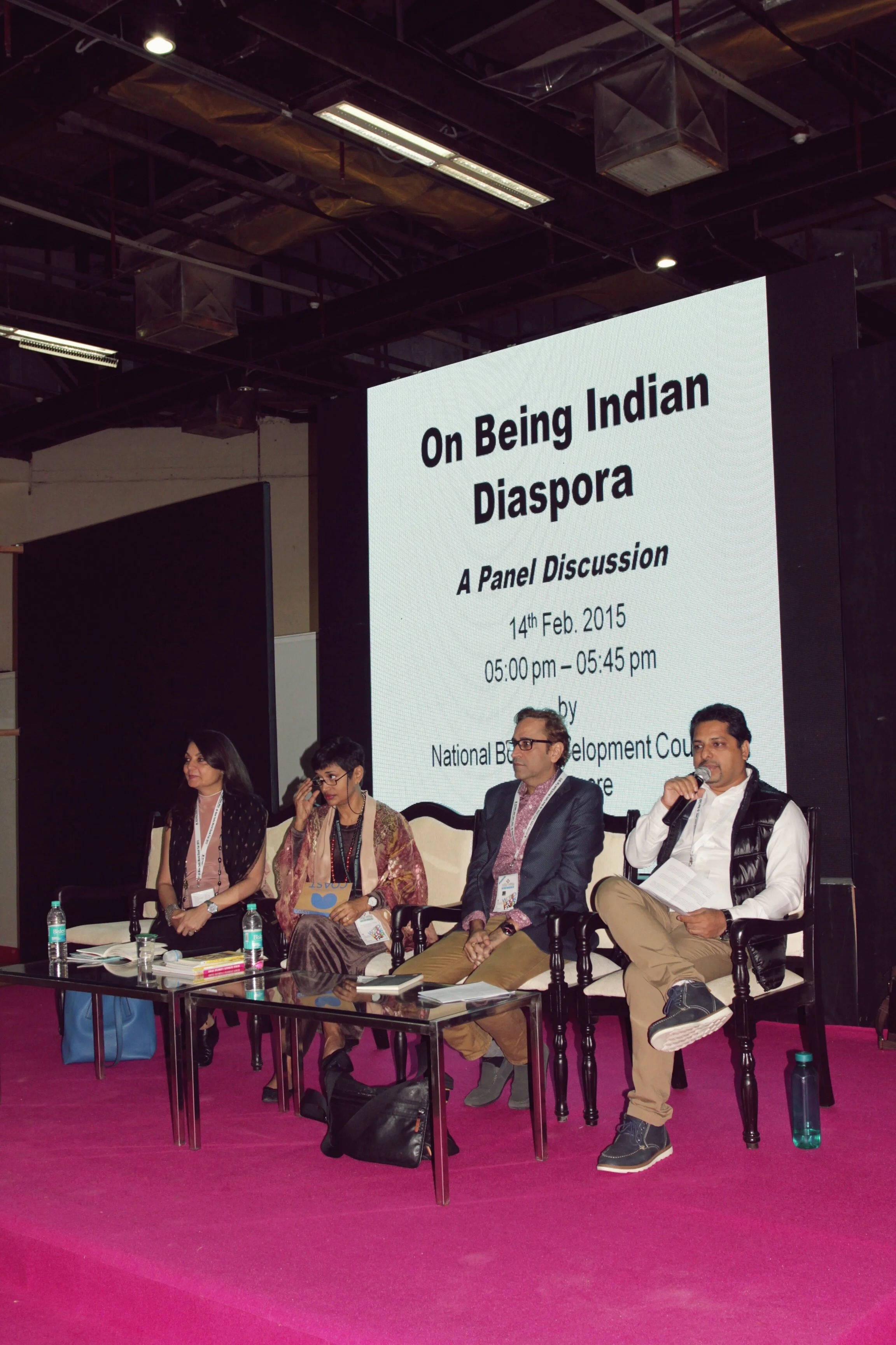 Singapore Panel at New Delhi World Book Fair in 2015