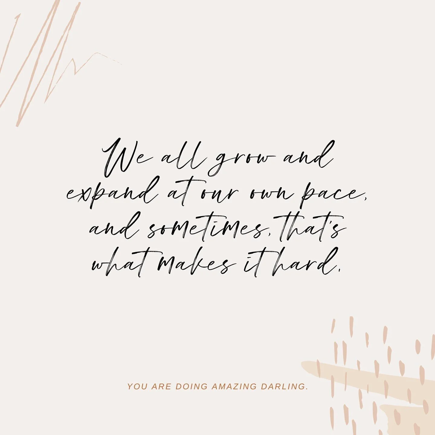 We all grow and expand at our own pace, and sometimes, that&rsquo;s what makes it hard.⁠
⁠
Because when we evolve and others around us don&rsquo;t, it creates friction. ⁠
⁠
It&rsquo;s why you may have lost a friend or two in the journey towards entre