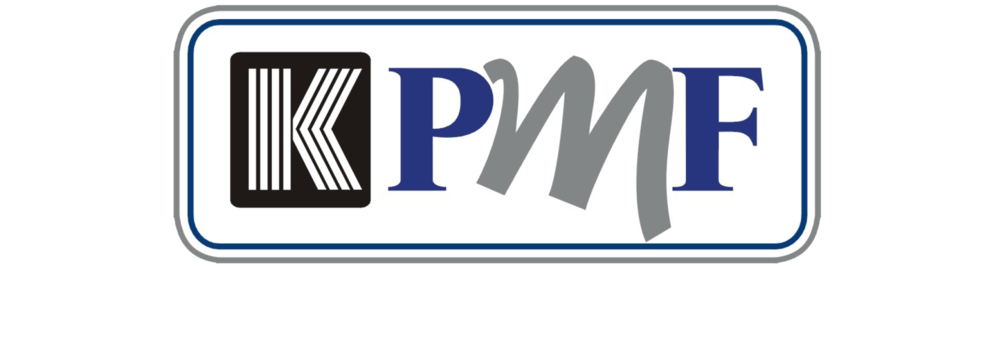 KPMG logo with the letters K, P, M, F in a rectangular badge.