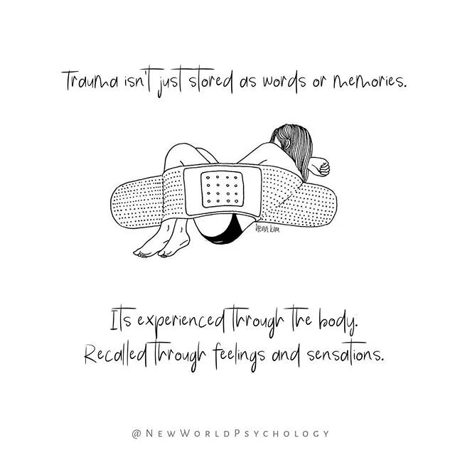 Trauma effects not only your thoughts and perceptions but impacts the body on a biological level. Traumatic events actually reshape and wire the brain, causing recall through feelings and sensations.
.
.
.
www.newworldpsychology.com
Evanston, Illinoi