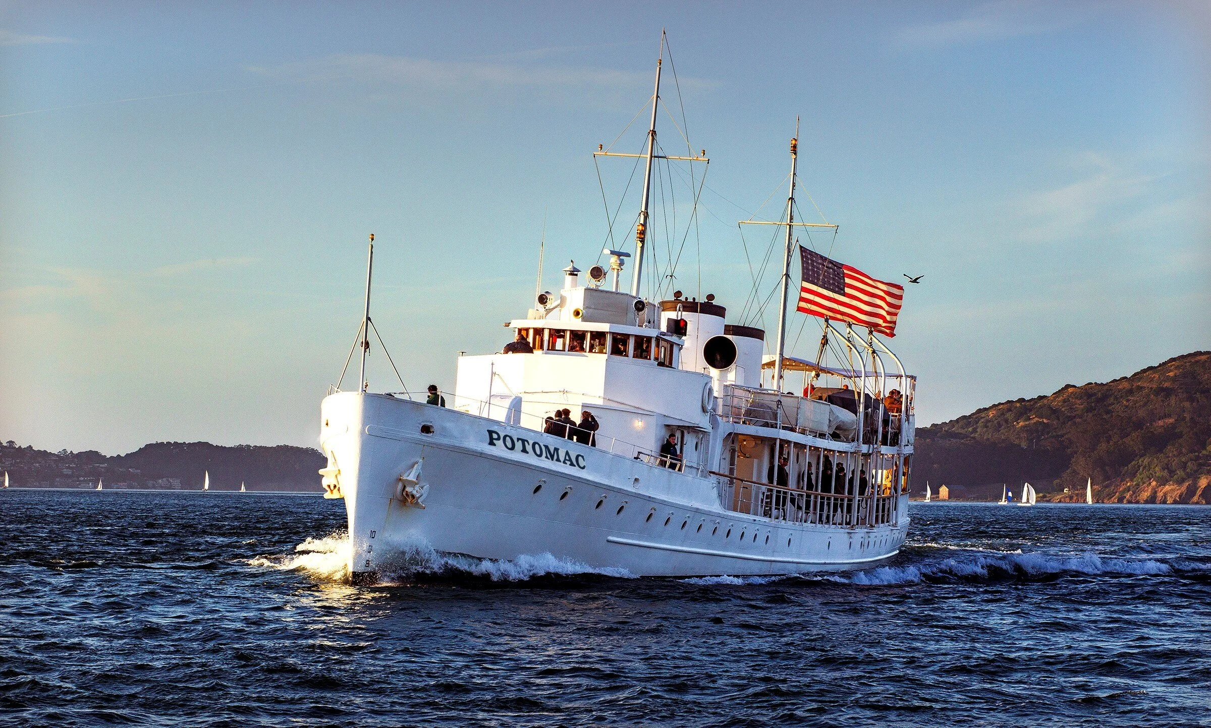 USS Potomac — Cardinal Aerial Photography
