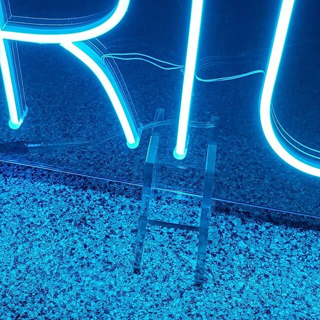 Standing or hanging?

You can op for a clear acrylic stand for your led neon instead if hanging on the wall. 
On top of a fireplace, In front of a dj table or on a gloss black piano.  This sign just look amazing!

#ledneon #acrylicsigns #signagedesig