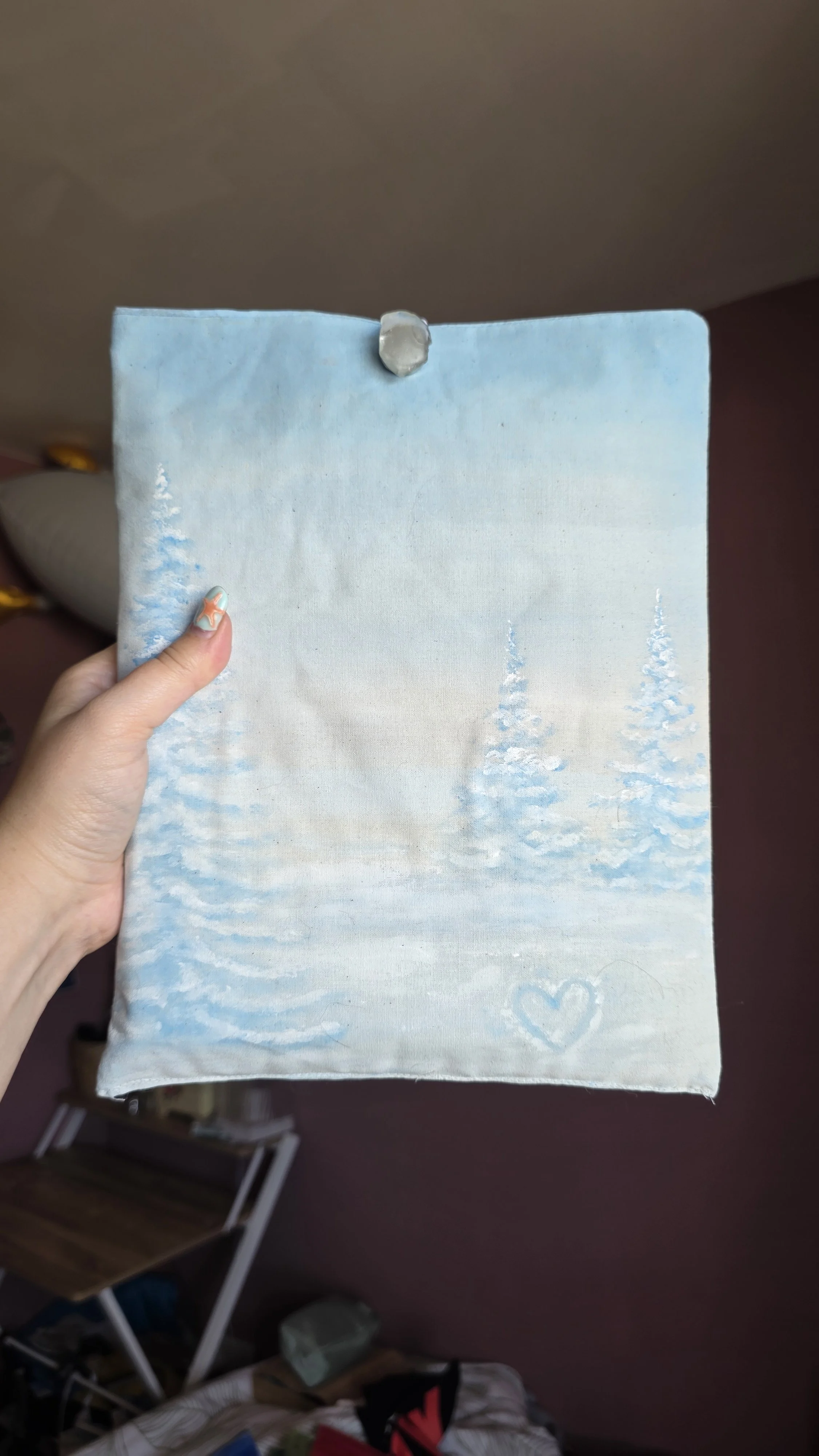 Snowy Book Bag