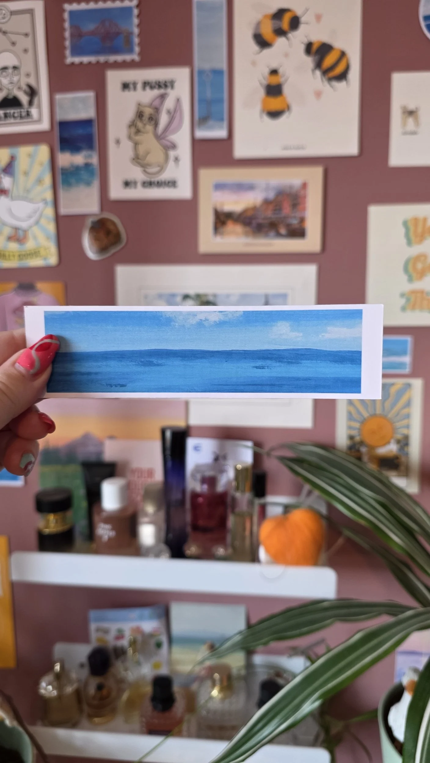 Anywhere Print - Long Blue
