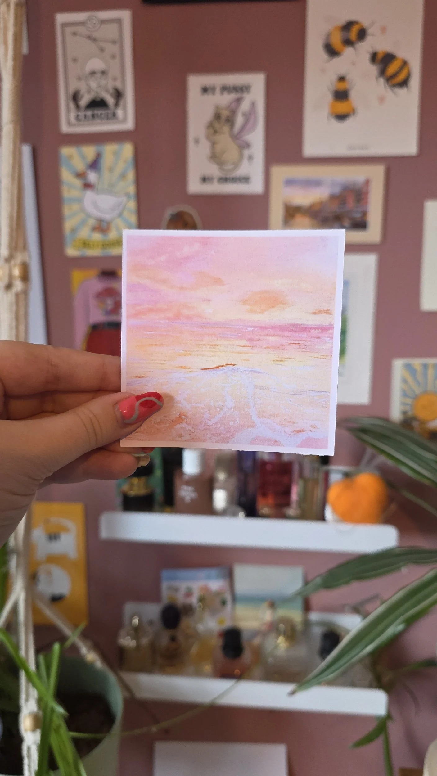 Anywhere Print - Pink Square