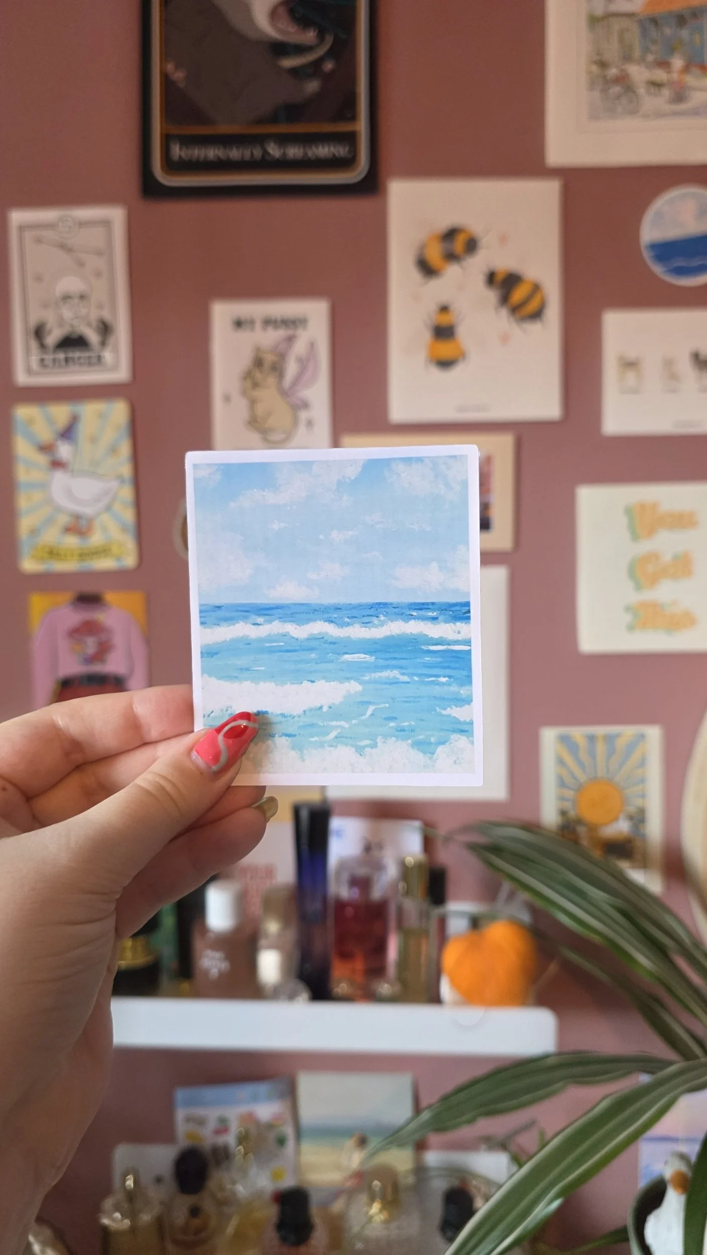 Anywhere Print - Blue Square(ish)