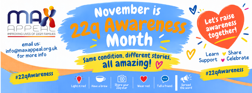 Help Raise Awareness of 22q11.2 Deletion/Duplication Syndrome in November