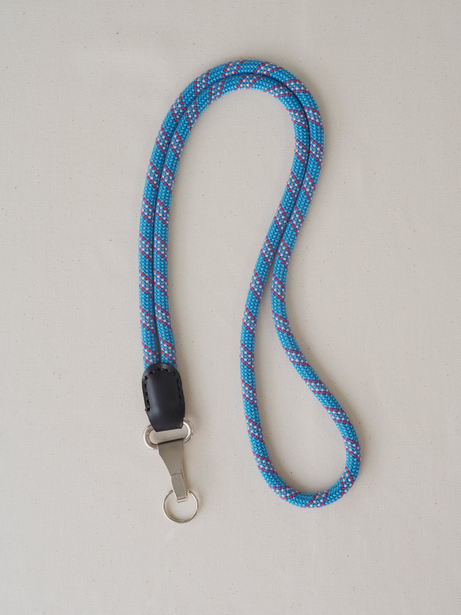Climbing Rope Lanyard 'Black + Azure'