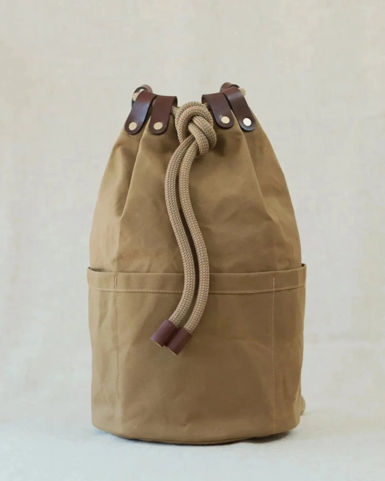 Ditty Bag 'Tan + Gold'