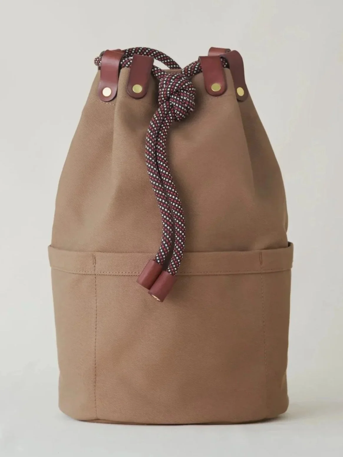 Ditty Bag 'Taupe + Woodpecker'