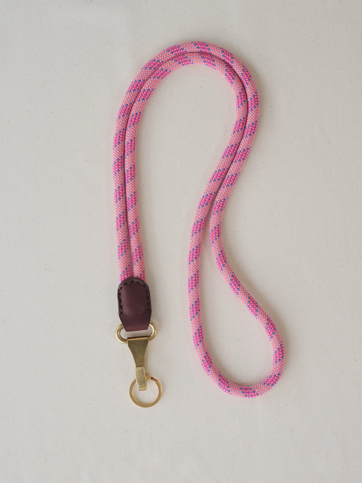 Climbing Rope Lanyard 'Conker + Heather'