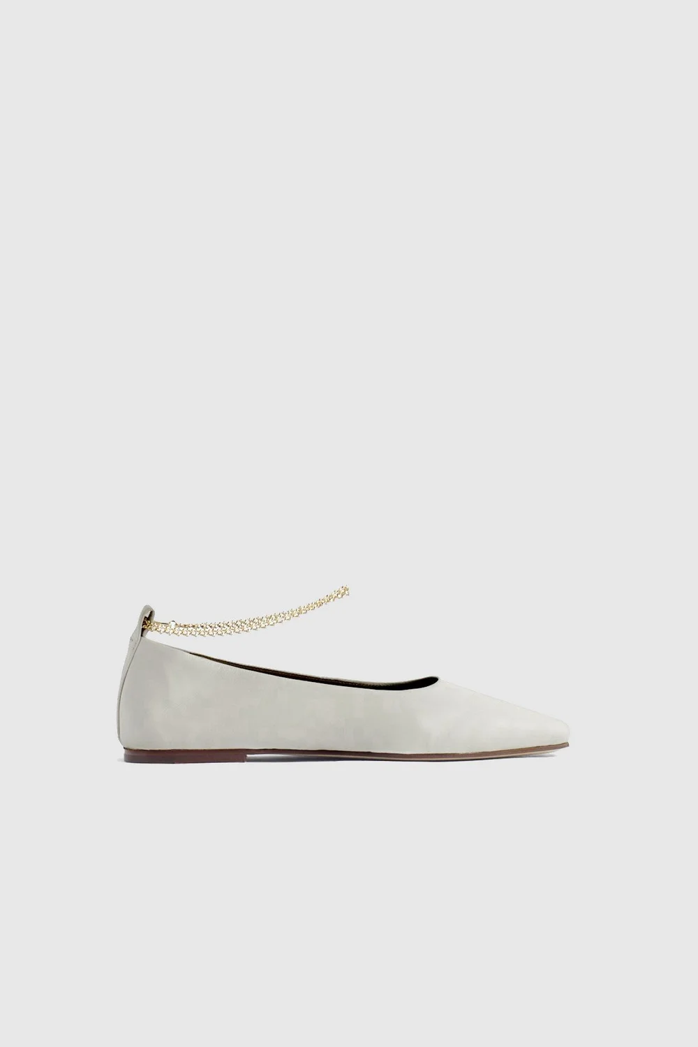 Ivory Augusta Ballet Flat — MARIA LUCA