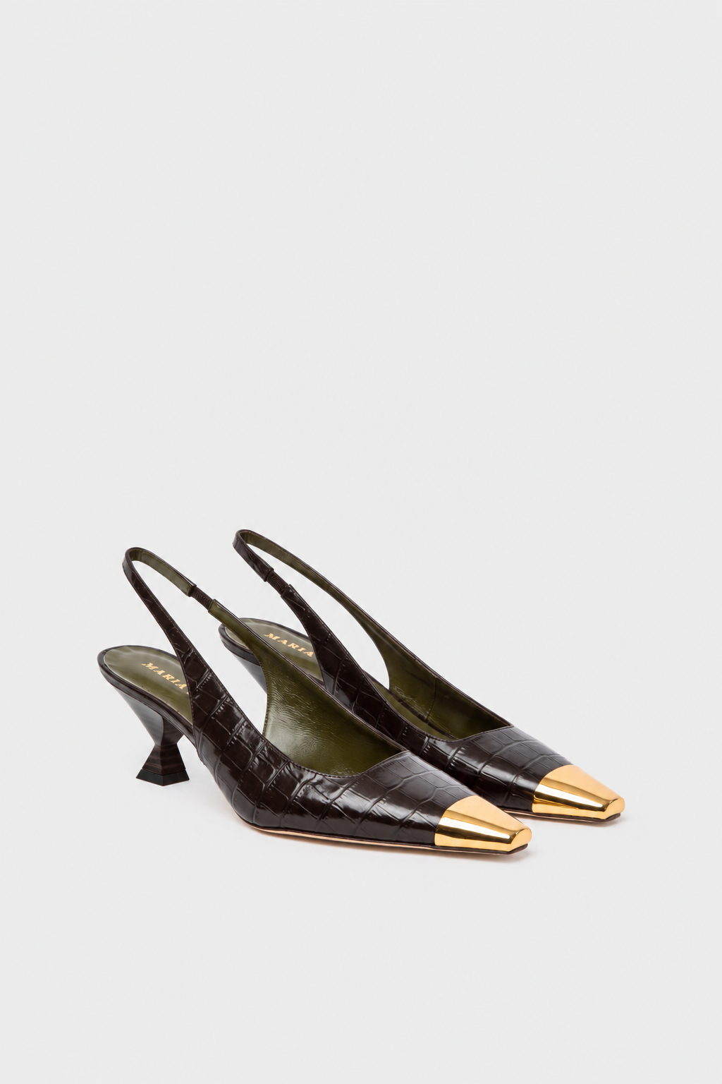 Dark Brown Penelope Cocco Slingback