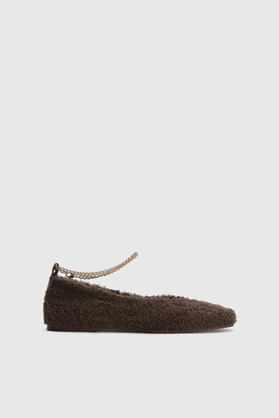 Chocolate Teddy Augusta Ballet Flats