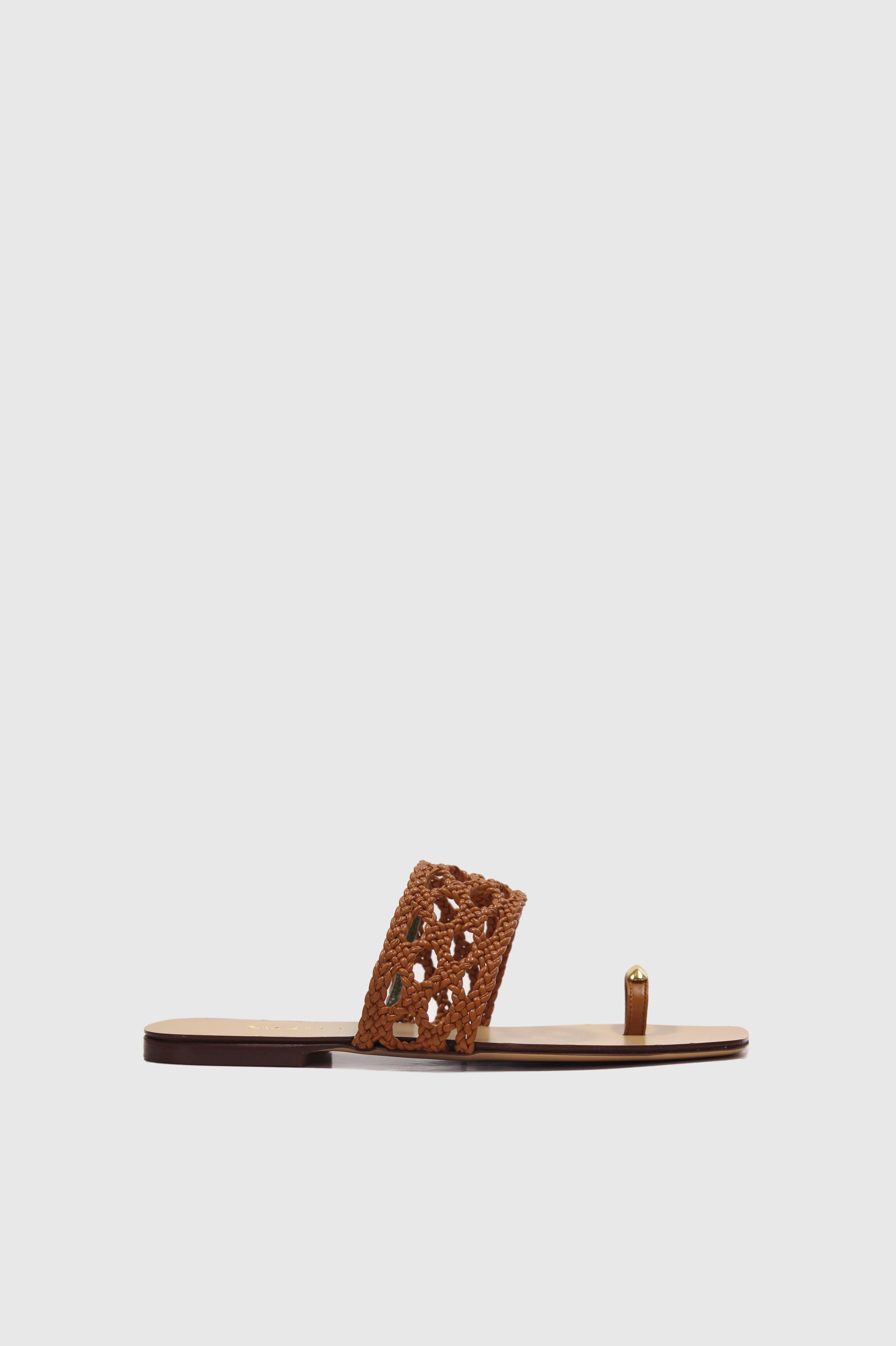 Tan Mennia Capri Sandal