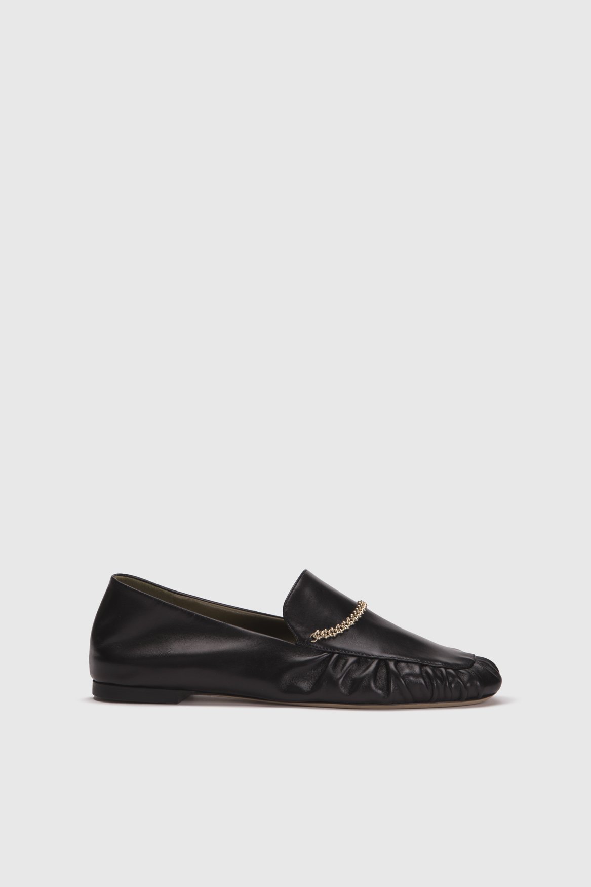 Shiny Black Ortensia Loafer