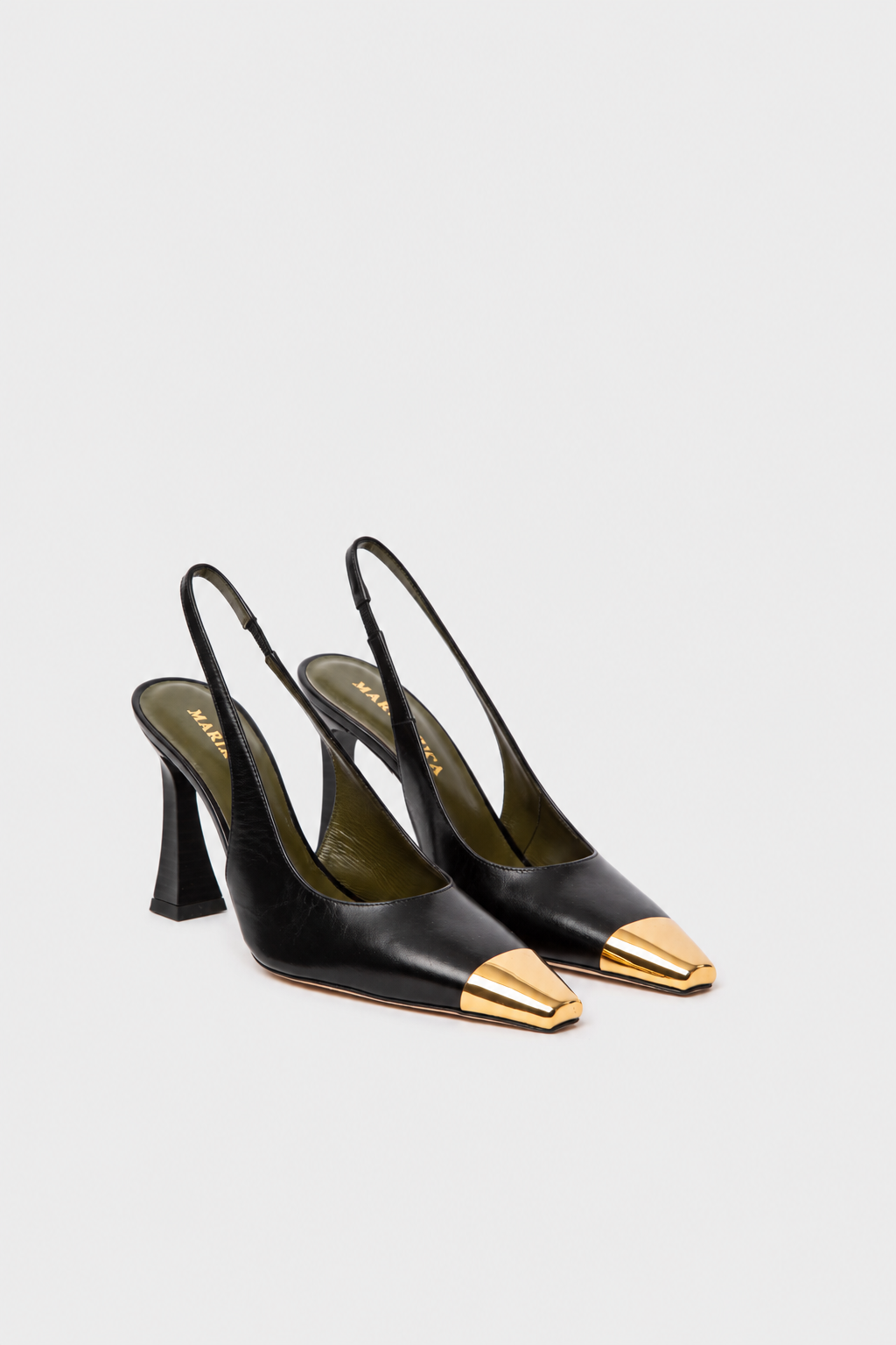 Black Pilar Nappa Slingback
