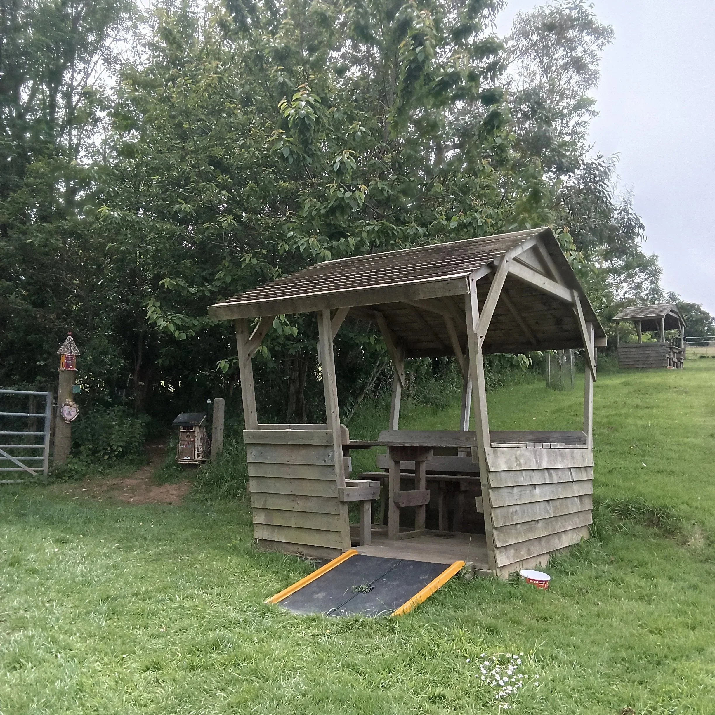 Wheelchair accessible seating pod