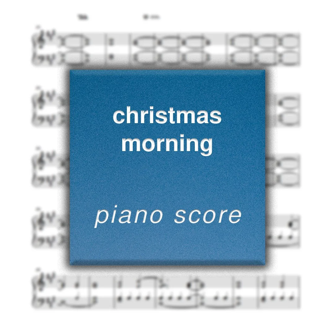 'christmas morning' Piano Score