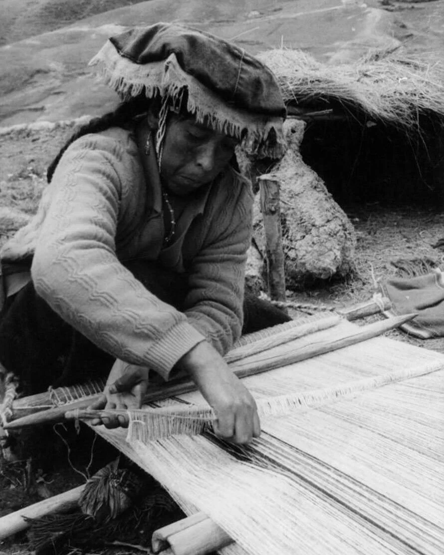 Weaving is an integral part of Peruvian history. 
Andean weaving traditions date back to as early as 3000BC. The techniques passed down from generation to generation. 

Working with Alpaca wool for example is difficult. As alpaca wool is very elastic