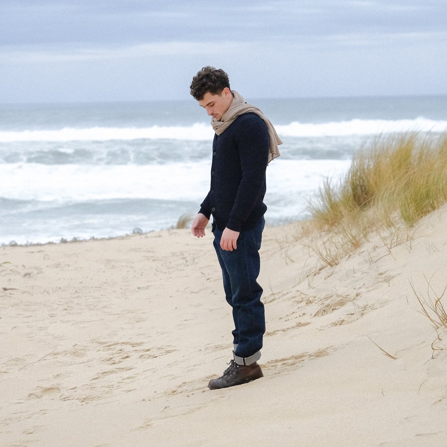 it&rsquo;s places like this that have our heart
no humans in sight
only the endlessness of the sea and shore 

@milansylvainbrown_  wearing our Savu scarf in 100% alpaca wool 

Chicama collections | 100% alpacawool | morethanabrand