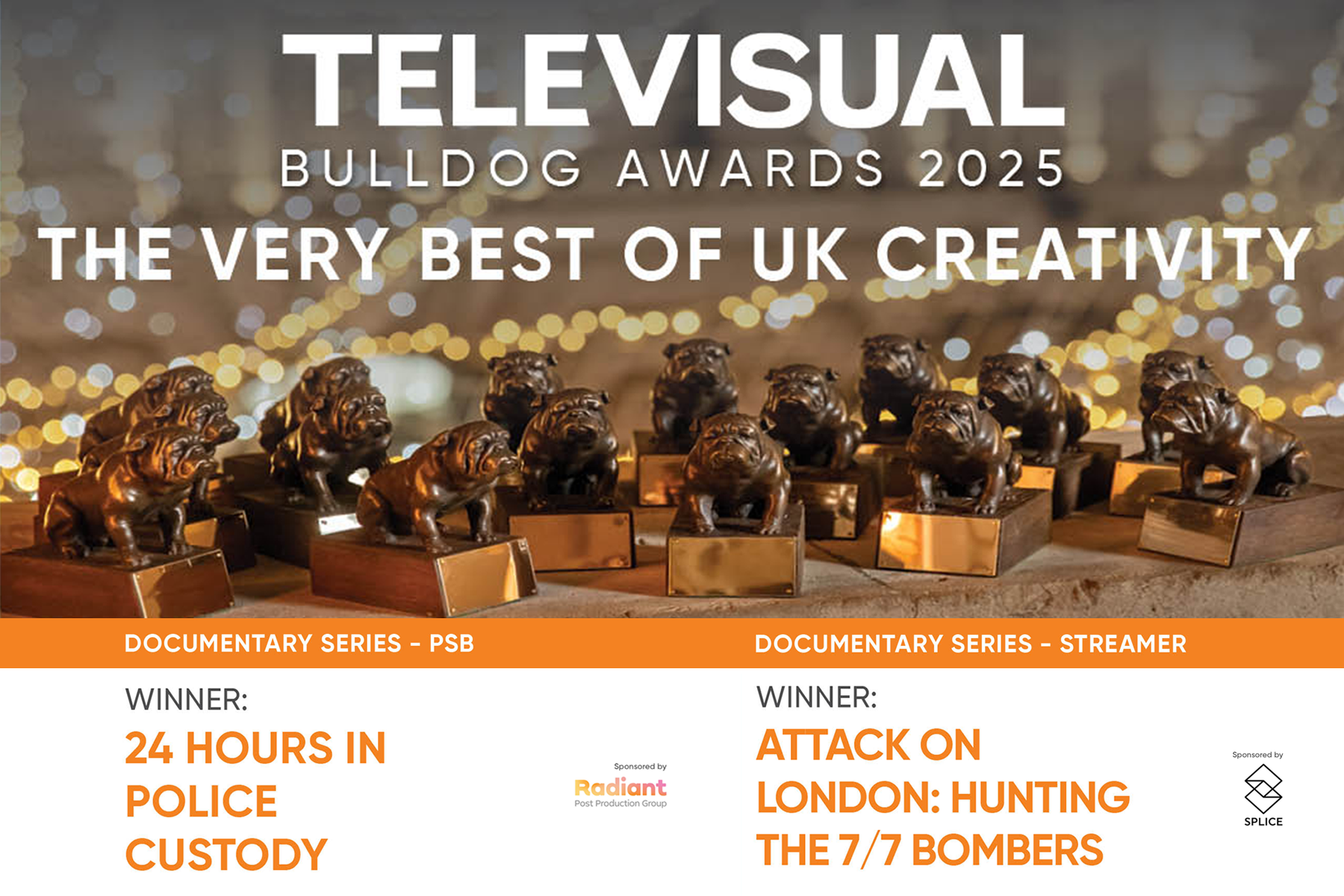 Double win for The Garden at the Televisual Bulldog Awards!