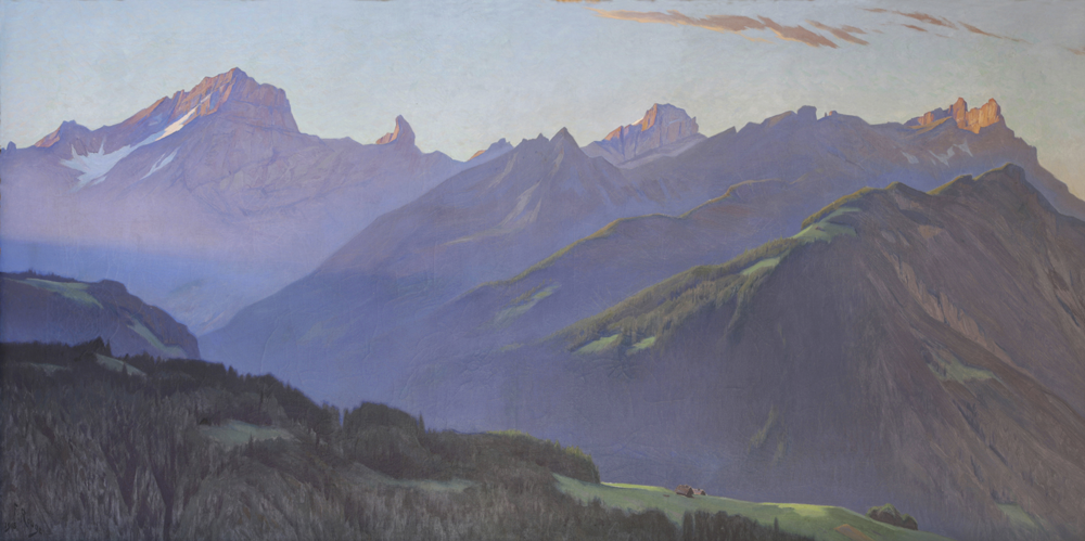 François-Birbaum,-Le-quartier-du-Cloître,-sans-date,-(c)-Commune-d'Aigle