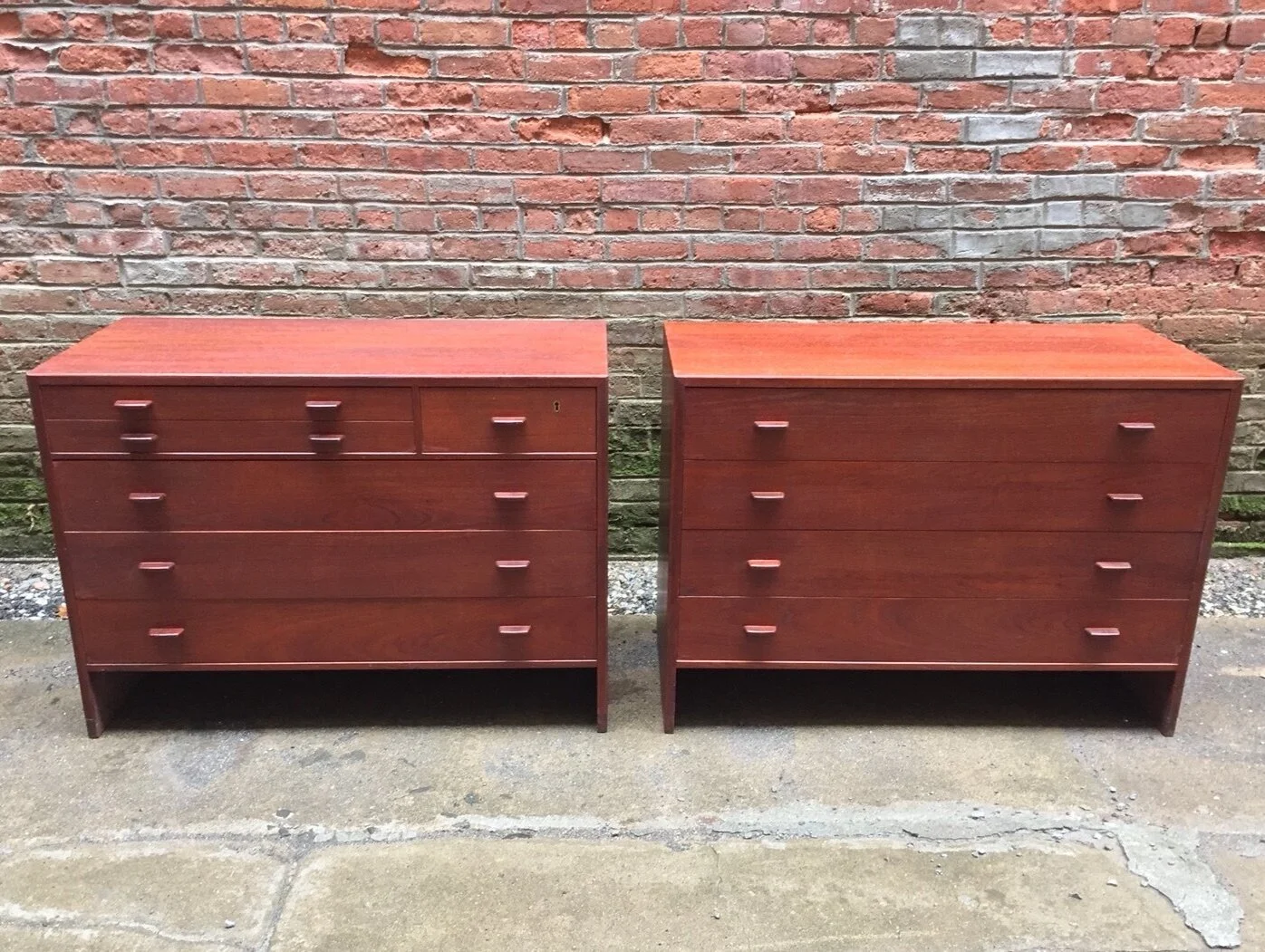 Pair of Hans Wegner for Ry Mobler Teak Cabinets