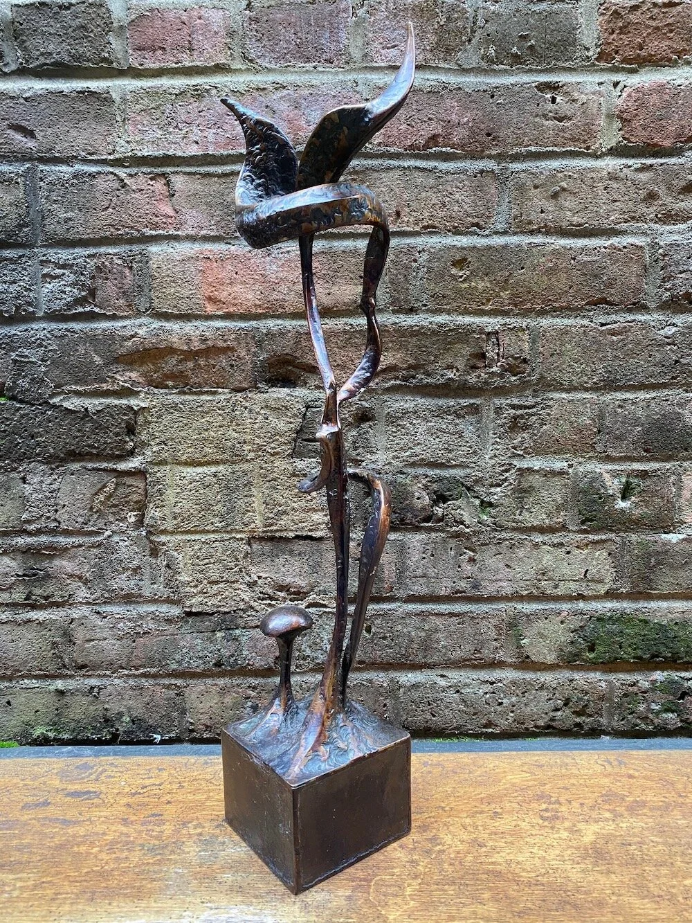 1960s Futuristic Organic Abstract Sculpture